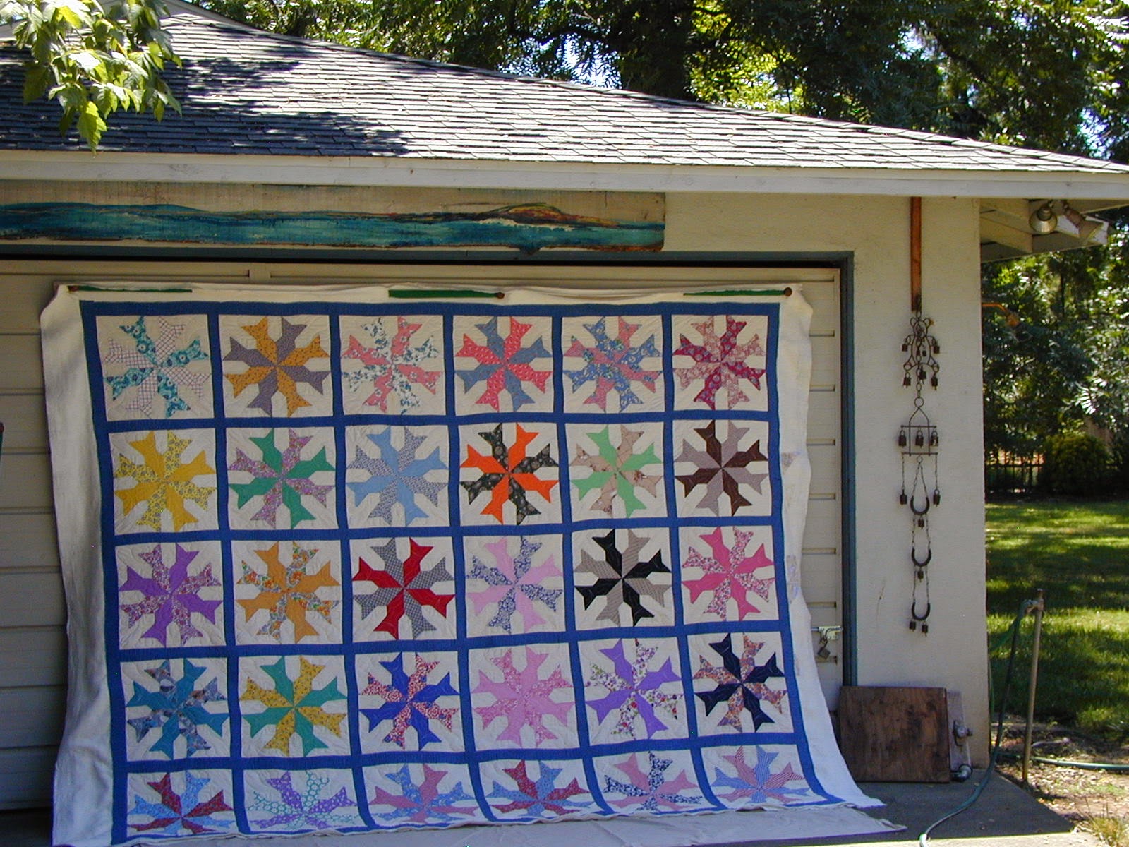Moonbear Longarm Quilting Vintage family quilt for Phoebe