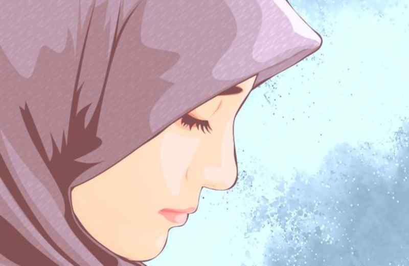 11 Kartun Muslimah Sedih Anak Cemerlang Gambar Wanita
