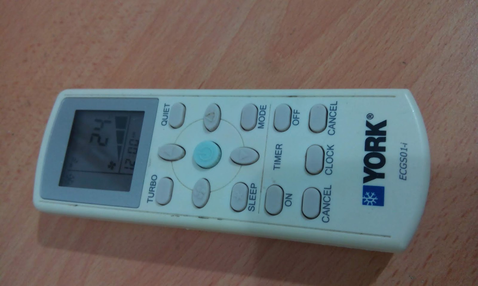 Life Begins at Forty YORK aircon remote control repair