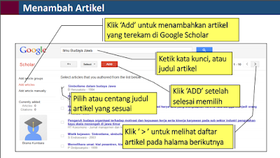 Cara Menambah Artikel Jurnal Makalah Di Google Scholar