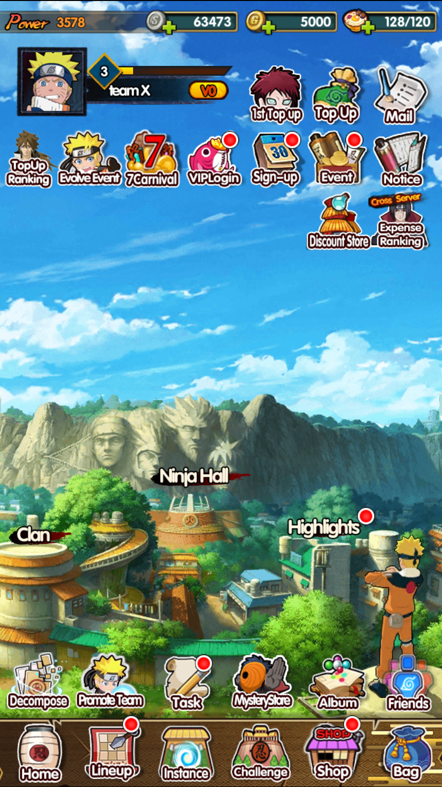 Naruto chinese game سلي وقتك