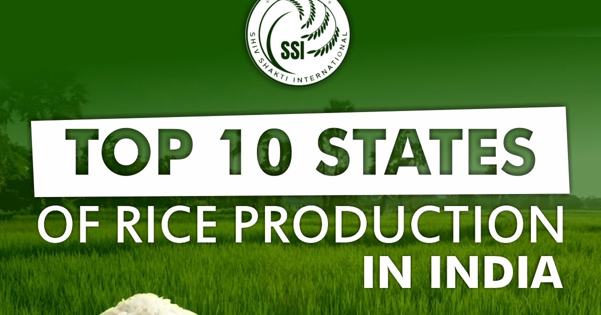 Organic Basmati Rice and Its Types Top 10 Largest Rice Producing States in India