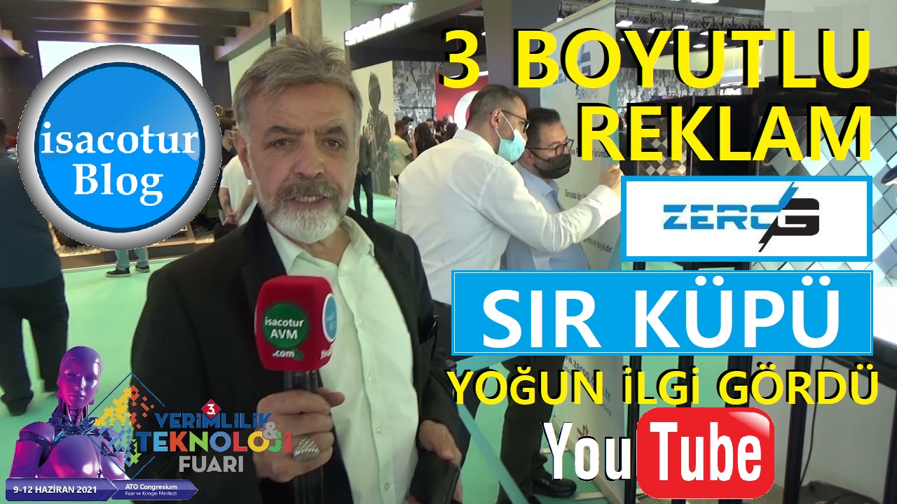 3D Reklam ZERO G Sır Küpü Salih Turhan ST İnovasyon