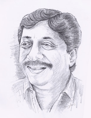 Sreenivasan Pencil Portrait