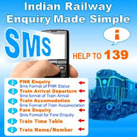 Indian Railway Enquiry Services 139 through SMS and IVRS
