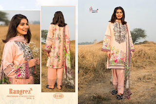 Shree Fab Rangrez Premium collection 5 pakistani suits