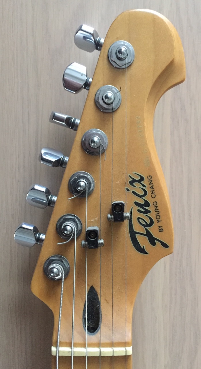 Noud's Guitar Collection Fenix Stratocaster Lipstick pickups / Fenix