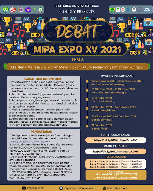 MIPA EXPO XV Universitas Riau 2021