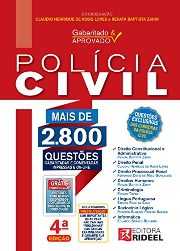 Gabaritado e Aprovado – Polícia Civil - Claudio Henrique de Assis Lopes Gabaritado e Aprovado – Polícia Civil - Claudio Henrique de Assis Lopes