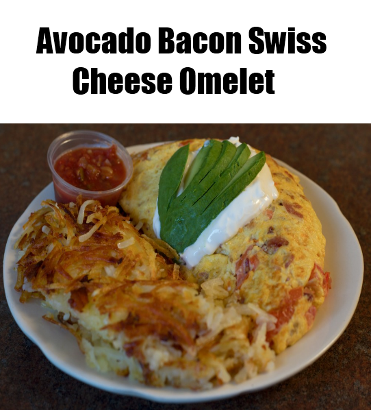 best of nutrition Avocado Bacon Swiss Cheese Omelet