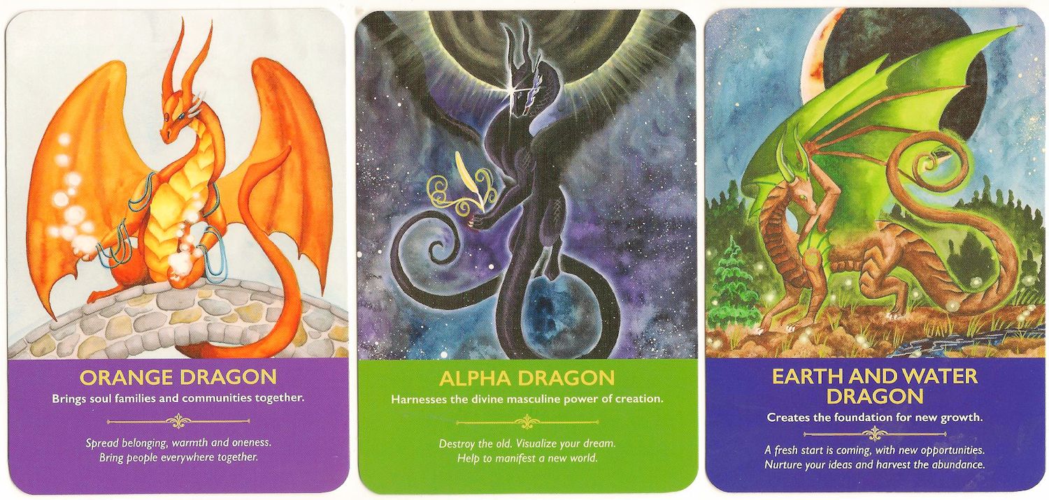 Tarot Notes: Message from the Dragon Oracle Cards