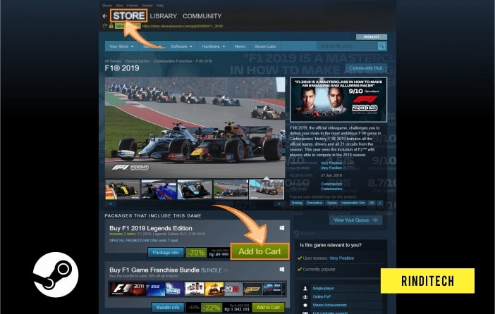 Cara Membeli Game Di Steam Online Dengan Kartu Jenius Rindi Tech
