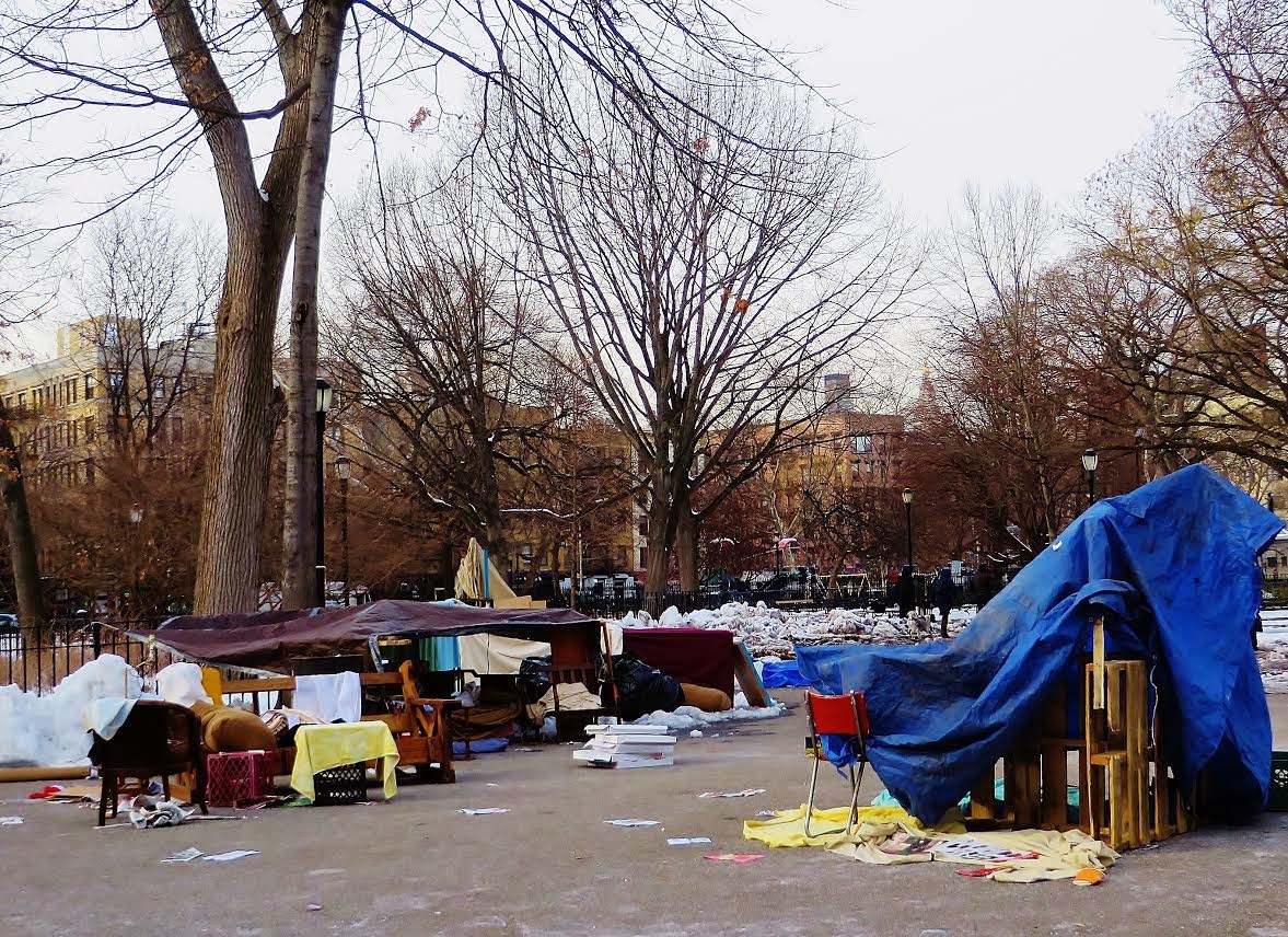 Ev Grieve Film Crew Recreates Tent City In Tompkins Square Park