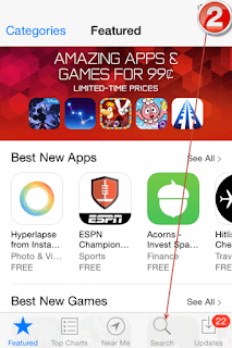 البحث في أب ستور App Store