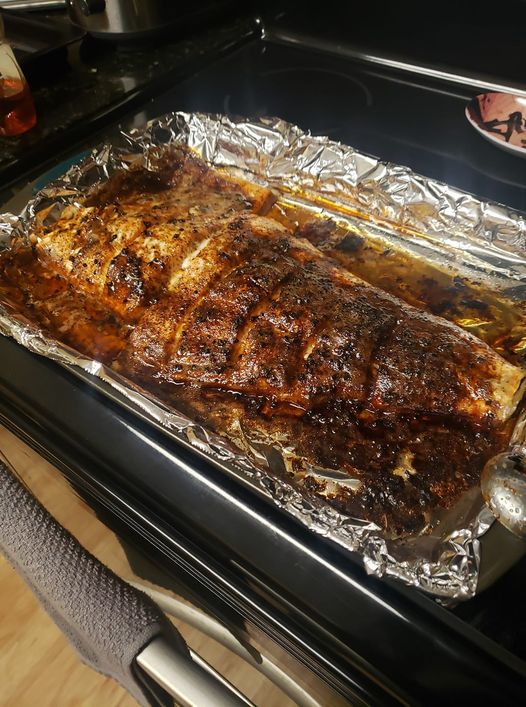 blackened honey glazed salmon PIONEER WIFE