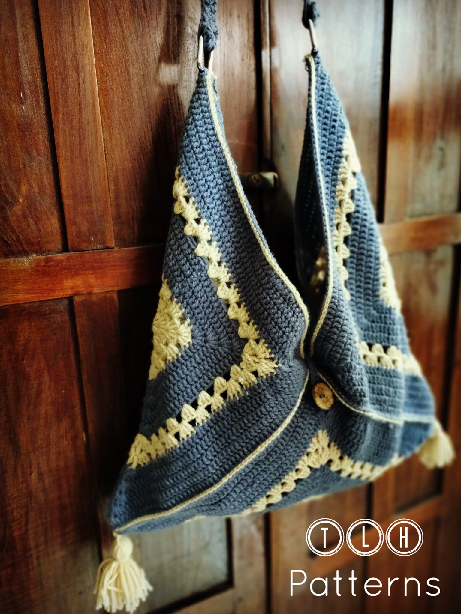 The Lazy Hobbyhopper Granny boho bag free pattern