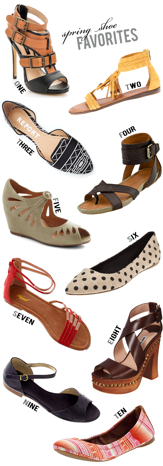 Bubby and Bean ::: Living Creatively: My 10 Favorite Shoes For Spring