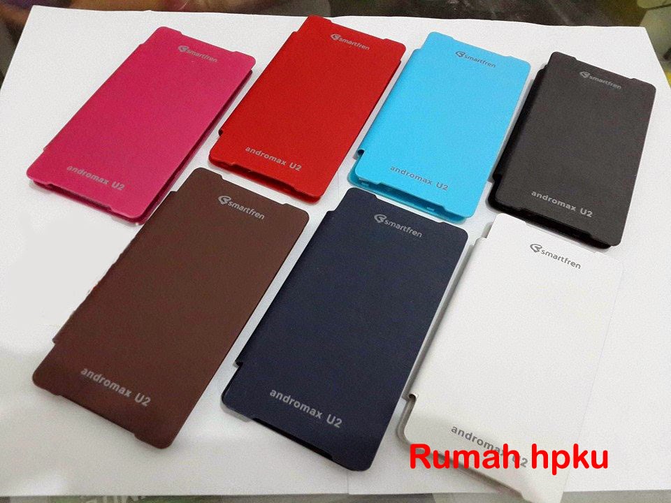RUMAHHPKU: flip cover leather case smartfren andromax c c2 