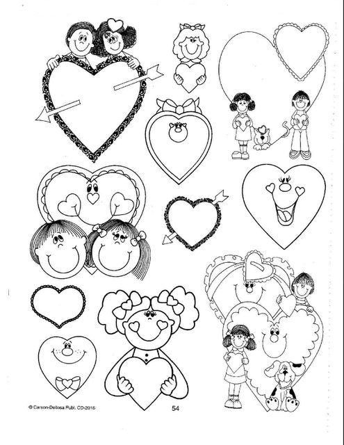 Dibujos para colorear día del amor y la amistad - Colorear dibujos  infantiles