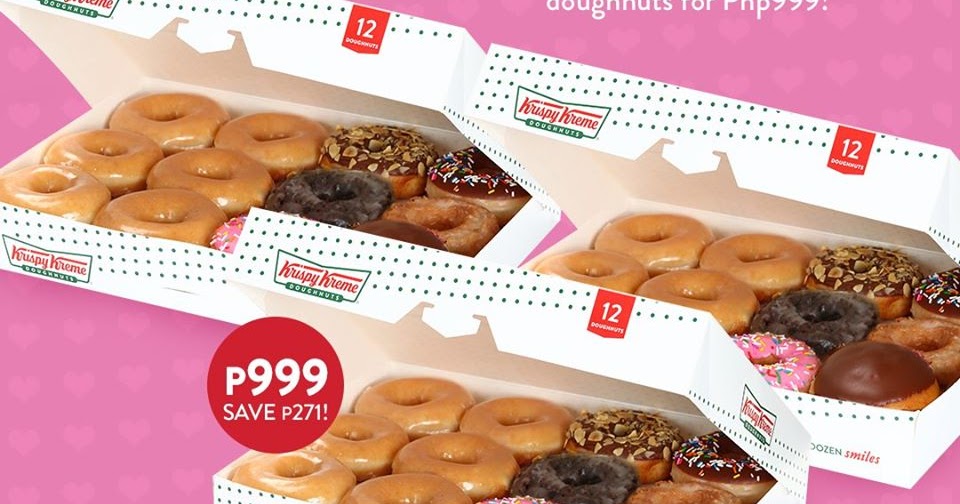 Manila Shopper Krispy Kreme Triple Mixed Dozen Delivery Promo Feb 2020