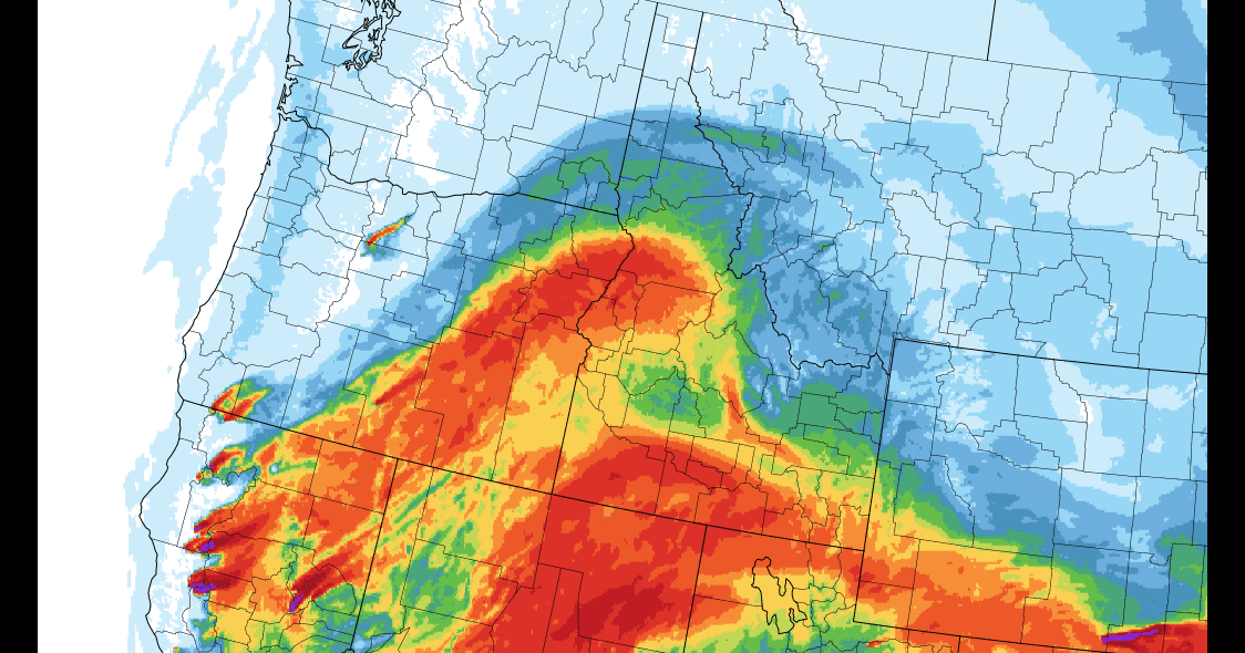 Idaho Smoke Information Smoke should be arriving later today