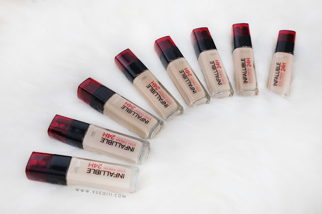L'Oreal Infallible 24HR Liquid & Powder Foundation Review