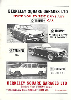 Berkeley Square Ltd advert in Motor road tests 1969