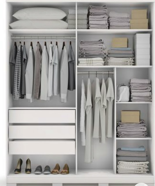 5 Contoh Gambar Desain Lemari Pakaian Minimalis Modern - BangIzalToy.Com