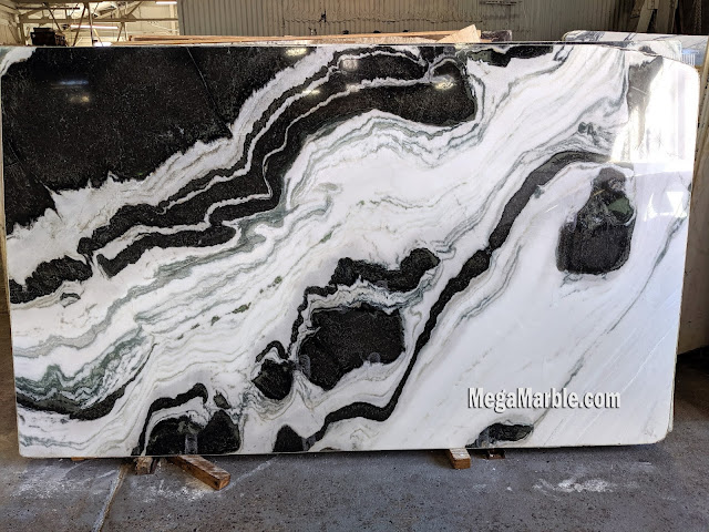 Panda White Marble Slabs