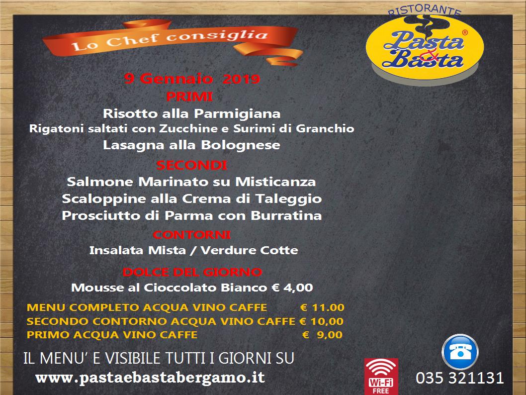 Ristorante Pasta e Basta PRANZO DI LAVORO