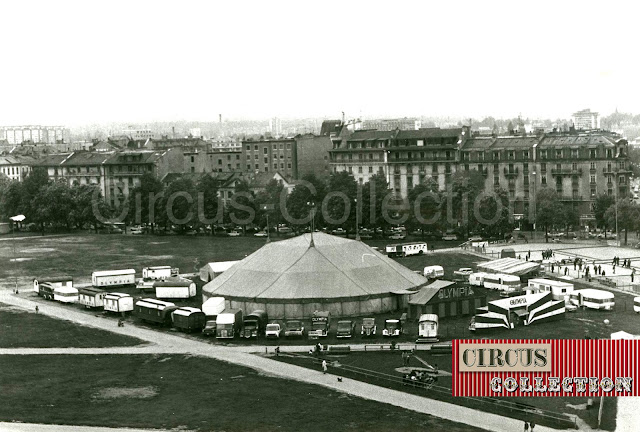 vue du cirque sur la plaine de Plainpalais 