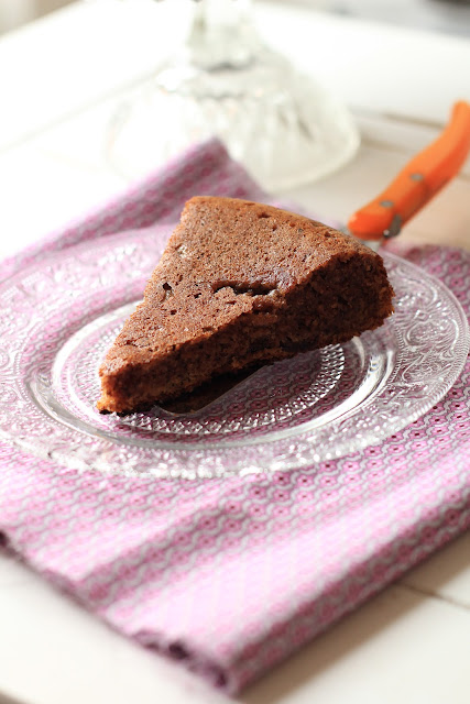 gâteau à la poele , rapide , noix 