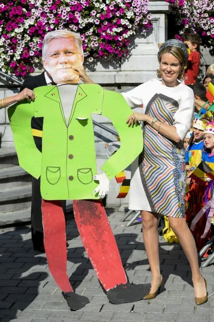 King Philippe and Queen Mathilde in Hasselt