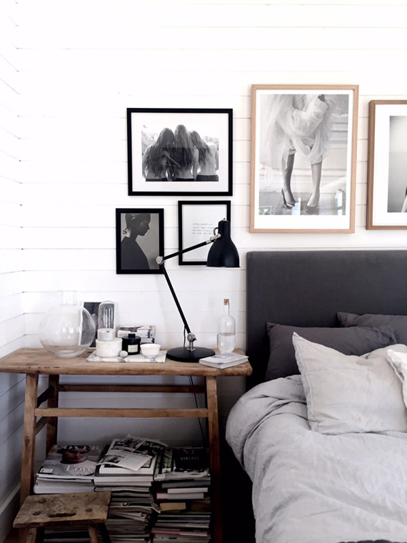 THE ROOM Scandi bedroom  with gorgeous art My Paradissi