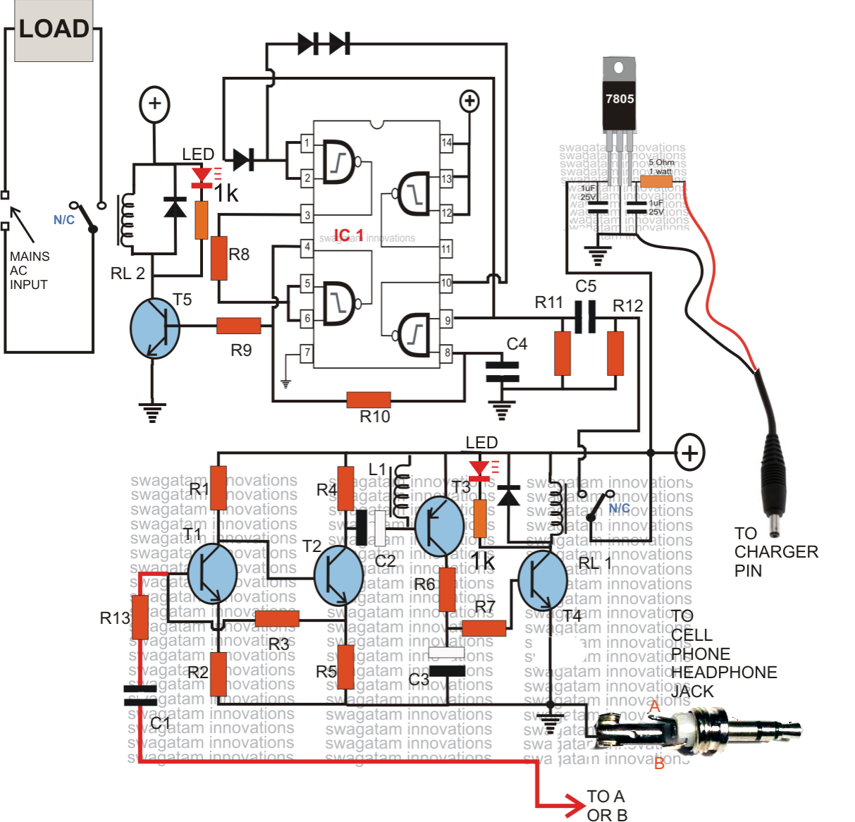 Gsm Based Cell Phone Remote Control Switch Circuit