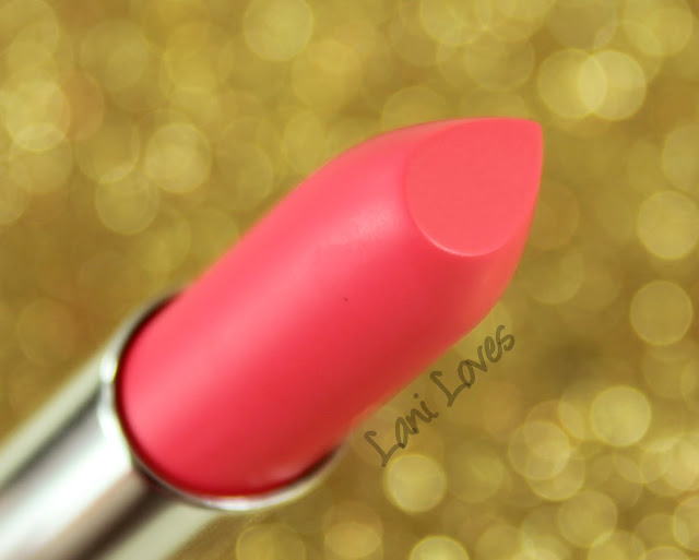 Maybelline Superstay Megawatt Lipstick - Burst of Coral Swatches & Review