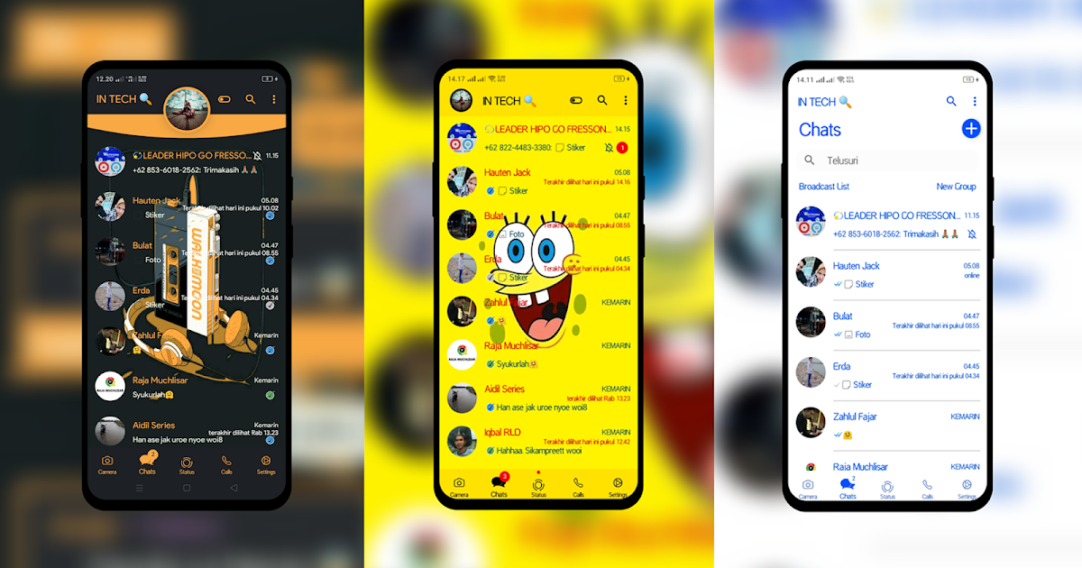 Tema WhatsApp Aero v8.22 Update Tampilan iOS 2020 - Next Tutorials