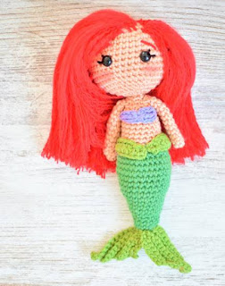 PATRON GRATIS SIRENA AMIGURUMI 46927 🧜‍♀️