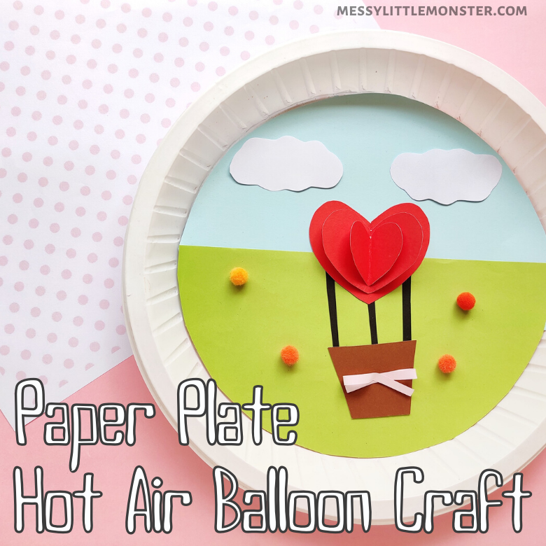 Paper Plate Hot Air Balloon Craft