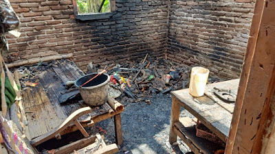Rumah Warga Desa Luwengkidul Alami Kebakaran