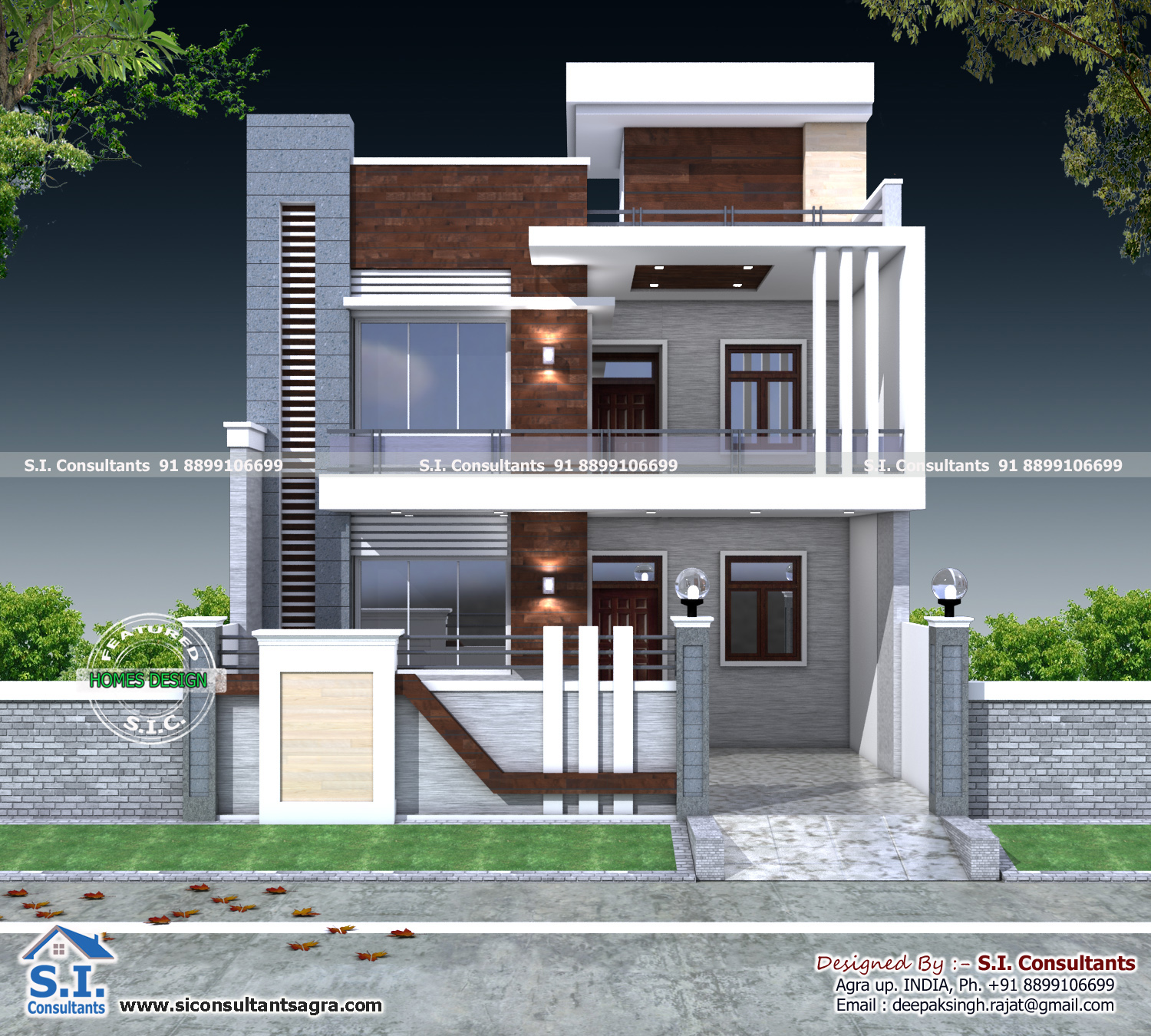 S.I. consultants: 30x60 Modern Decorative House