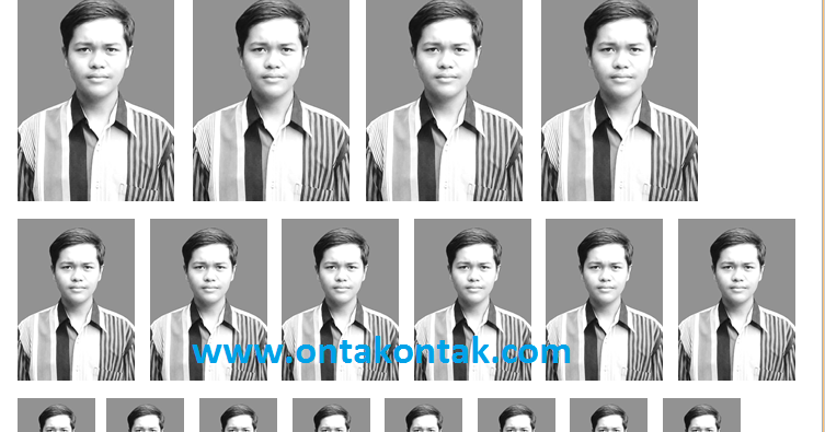 Cara Membuat Pas Foto Hitam Putih dengan Microsoft Word + Video - Bang