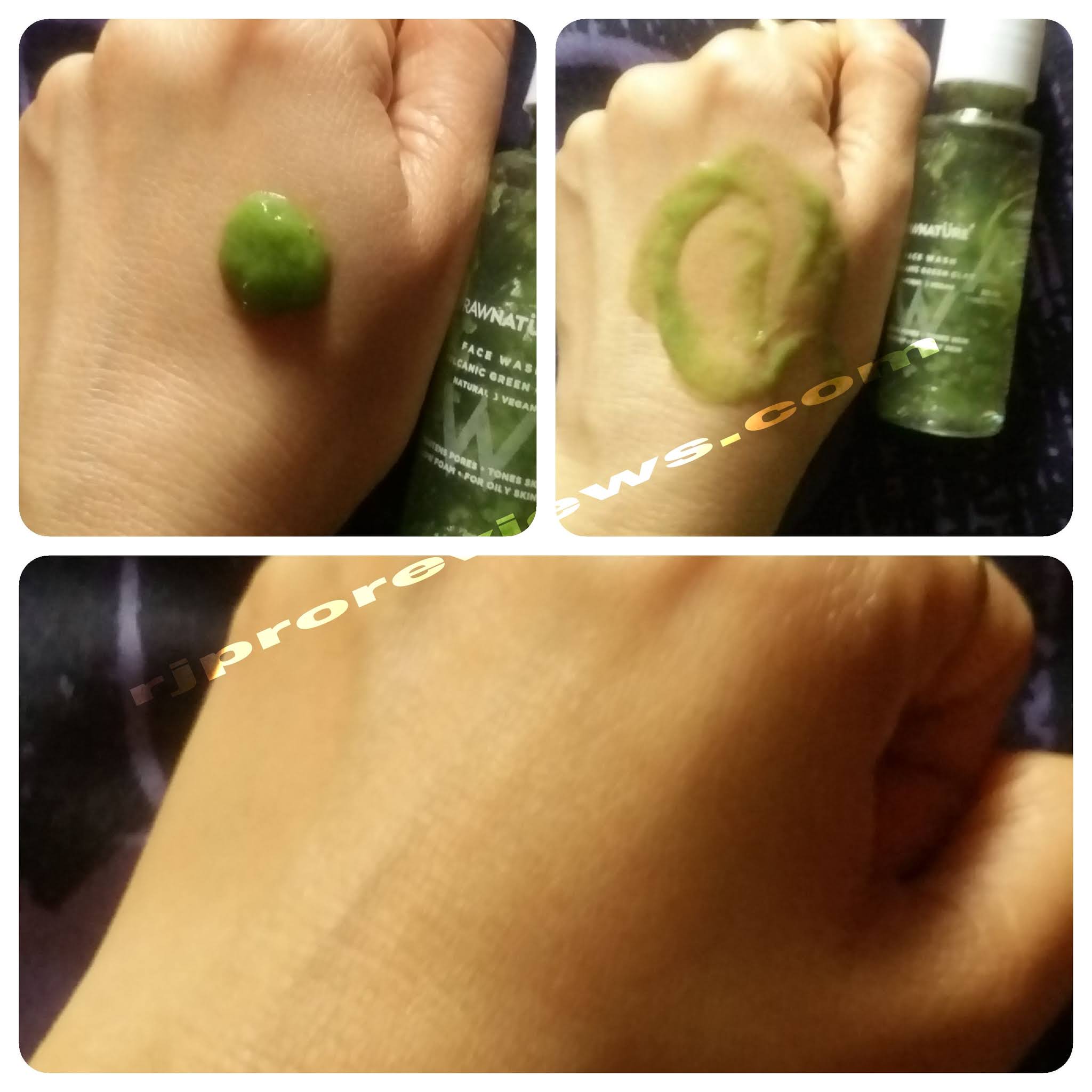 Raw Nature Volcanic Green Clay Face Wash Review