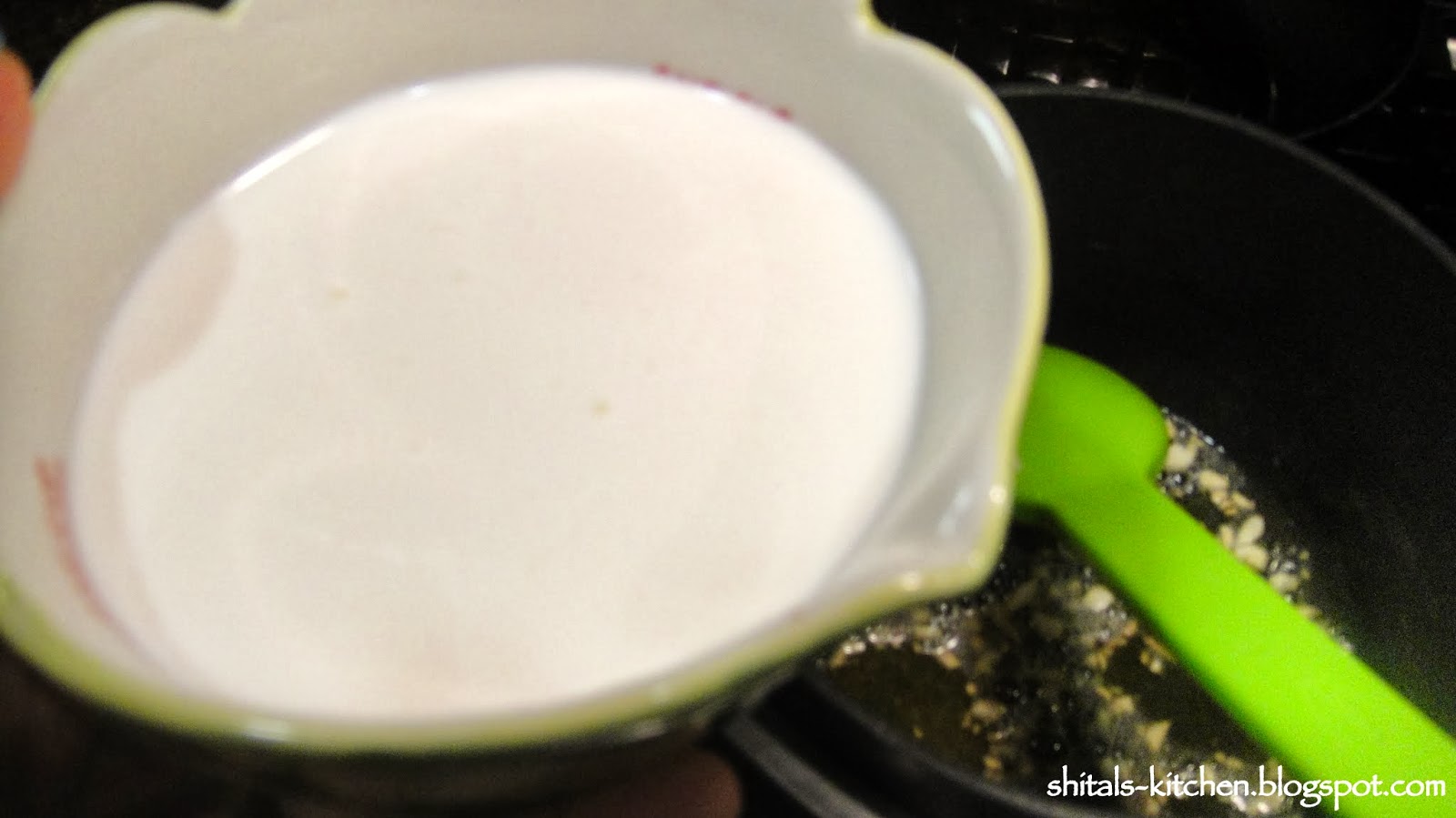 Shital'sKitchen Eggless Spaghetti with Alfredo Sauce