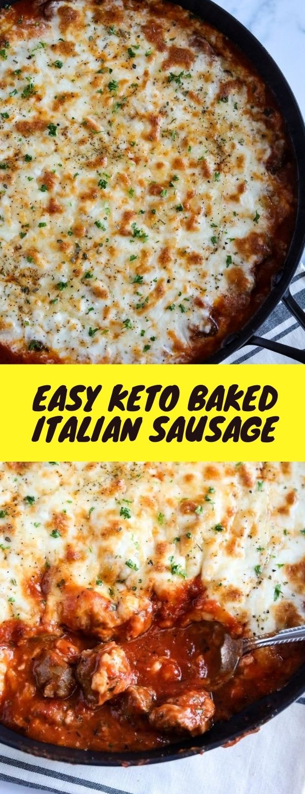 Easy Keto Baked Italian Sausage Let's Cooking
