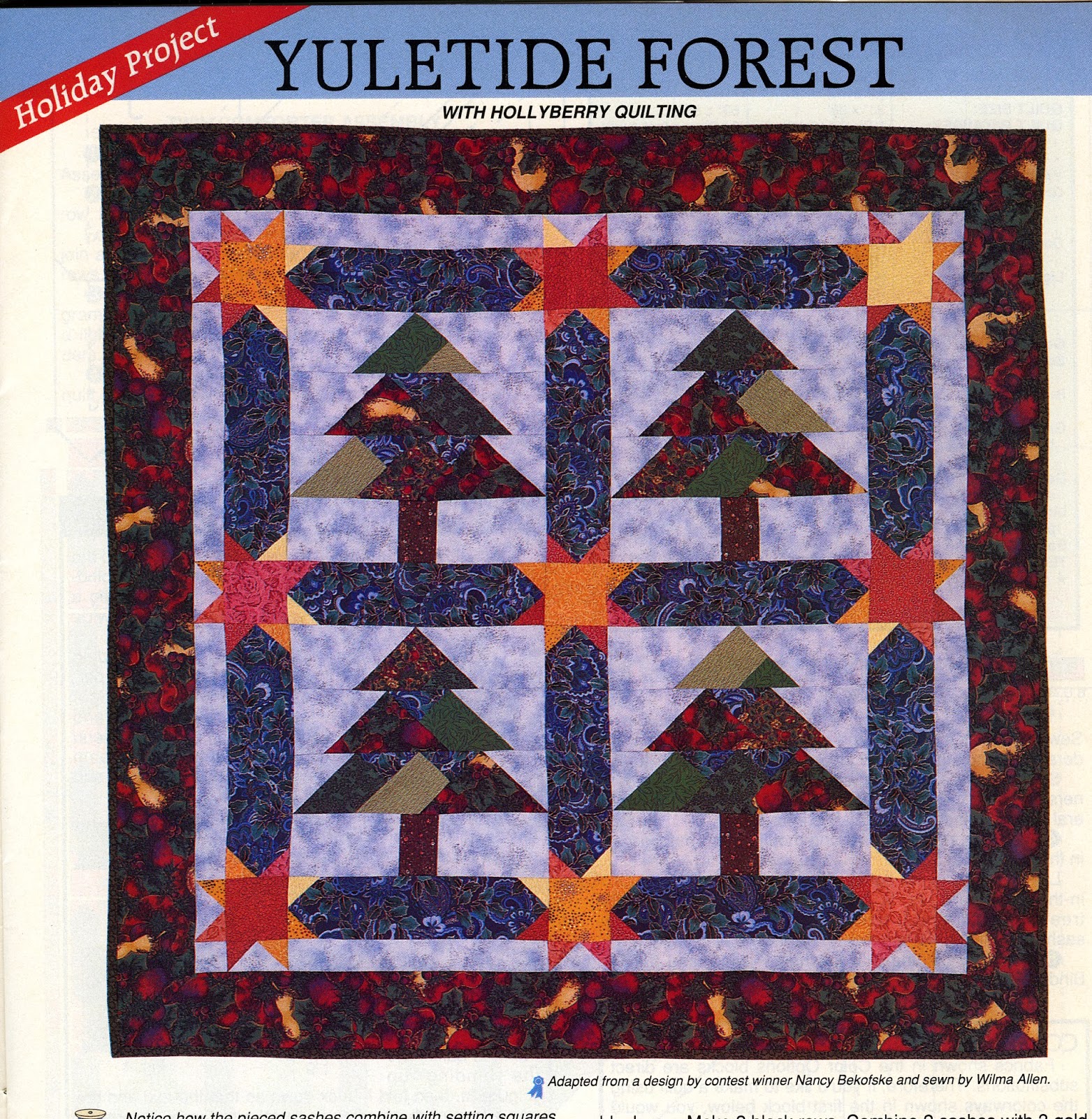 The Literate Quilter: Some Christmas Quilts