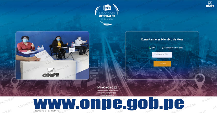 ONPE: ¿Eres Miembro de Mesa? Conoce la lista sujeto a TACHAS para las Elecciones Generales 2021 del 11 Abril - www.onpe.gob.pe ONPE: ¿Eres Miembro de Mesa? Conoce la lista sujeto a TACHAS para las Elecciones Generales 2021 del 11 Abril - www.onpe.gob.pe