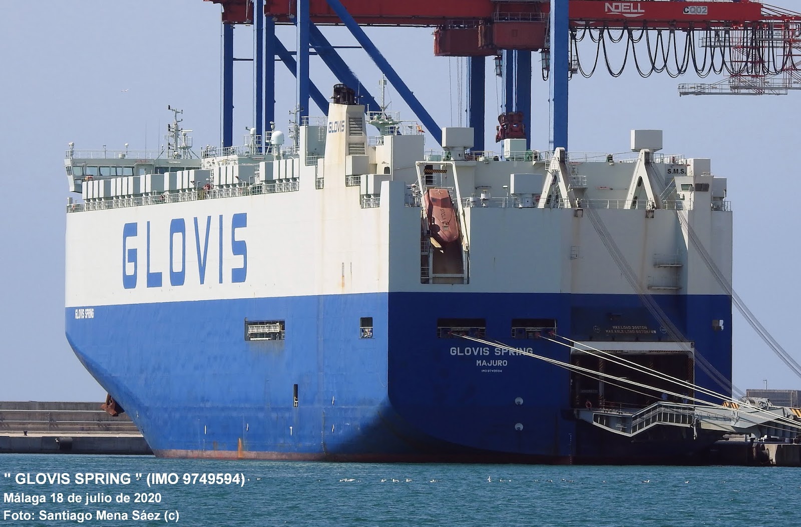 Barcos en Málaga: EL RO-RO GLOVIS SPRING SE ESTRENA EN MÁLAGA