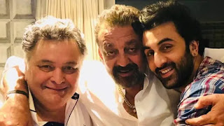 rishi kapoor with sanjay dutt sanjay dutt wrote a letter to late rishi kapoor