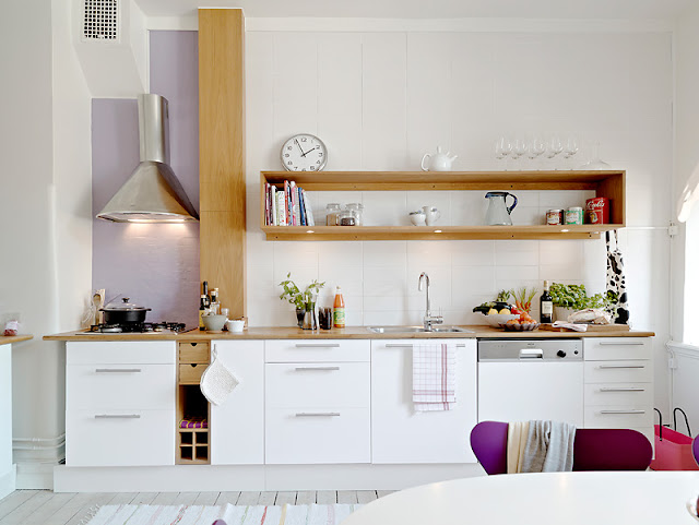 Decoração de cozinha com toques de lilás e violeta decoracao-de-cozinha-blog-achados-de-decoracao